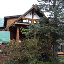 大自然の中にあるレストラン