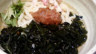 さっぱりしたおうどんもあります。