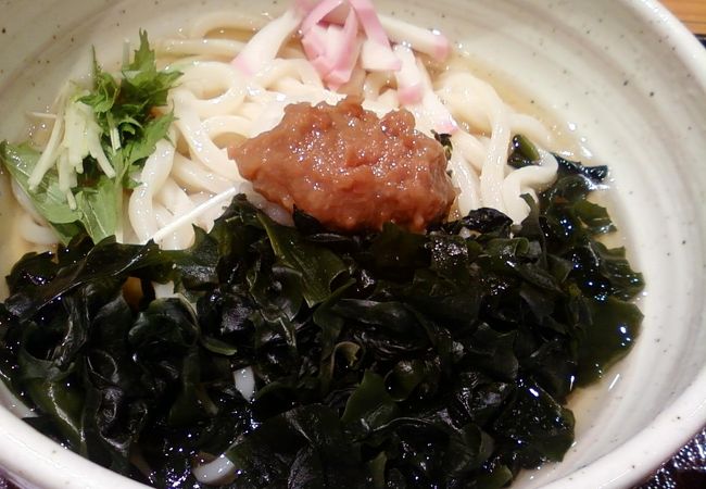 さっぱりしたおうどんもあります。
