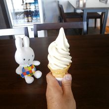 こんぶソフトクリーム、スコトン岬限定だそうです！