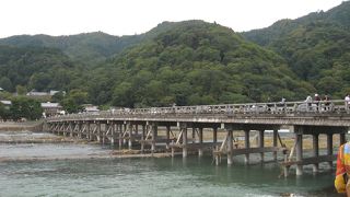 今回の渡月橋は、ちょっと違った？