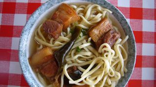 おいしかった”三枚肉そば”。