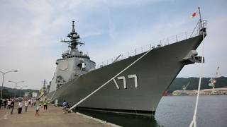 本物の艦船が見られます。