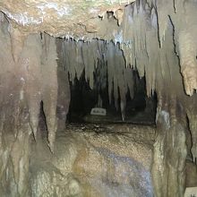 この鍾乳洞が見どころ。