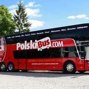 『Polskibus』ポーランドのワルシャワ・ブロツワフ・ポズナニ・グダニスク・クラクフへダイレクト
