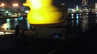 中之島GATEに巨大アヒルが登場