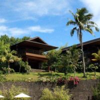 プールから見たお部屋