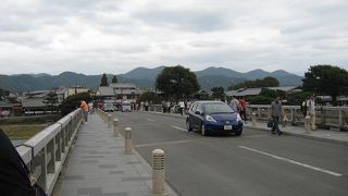 いつもの渡月橋でした