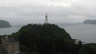 釜石港や太平洋を一望