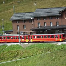 クライネ・シャイデック〜ユングフラウヨッホ間の登山電車