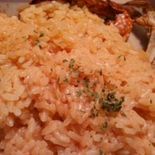 カニのリゾットです。