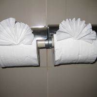 毎日こんな風に折ってくれてました。