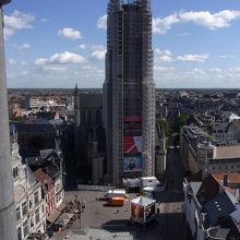 ベルフォートからの風景　工事中です