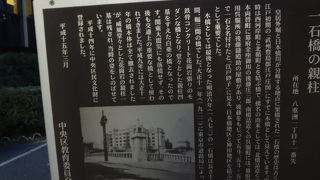 中央区民文化財の指定を受けています