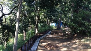 高台にある運動公園