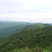 山の景色もいいですよ。