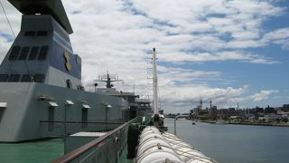 新潟港から佐渡の両津港まで