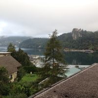 ベランダからブレッド城が見れます