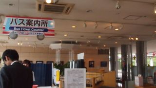 JR田沢湖駅構内にある、観光案内所。　バスのチケットもここで買えます!