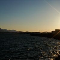 ホテル前の眺望（レイキャビク中心部方向）