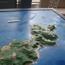 真鶴半島の模型