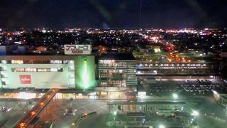 綺麗な夜景の弘前駅