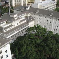 スイートルームからのホテルの外観★