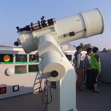 うん千万もするという望遠鏡を誇らしげに見せてくれました