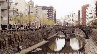 長崎の映像には欠かせない橋。