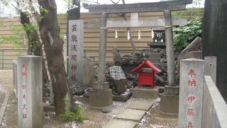 規模は小さいですが富士塚です。