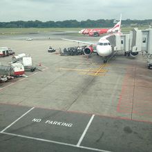 シンガポール・チャンギ国際空港の搭乗口