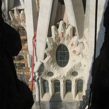 サグラダファミリアの受難のファサードの一部