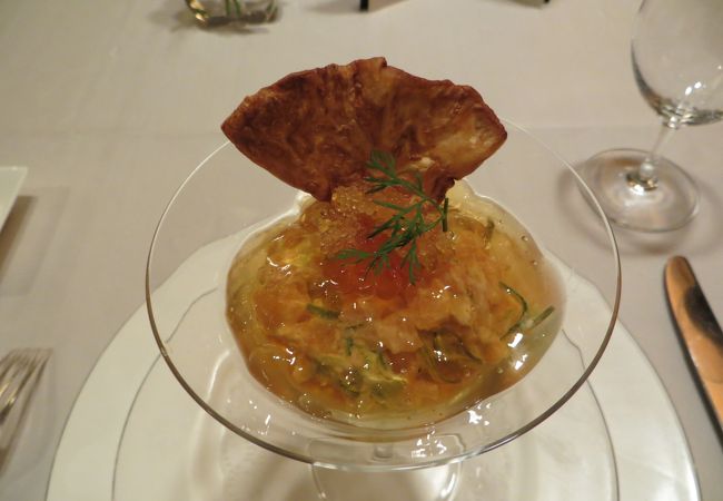 さすがANAホテル。フレンチを堪能しました。