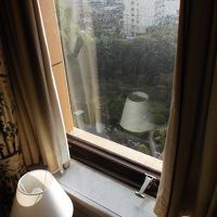 部屋窓から庭園撮ったのですが・・