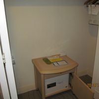 クローゼットの中にセイフティボックス