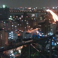 窓からの夜景です