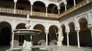 美しいパティオを持つ邸宅