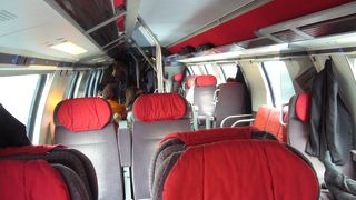 絶景楽しめる快適シート