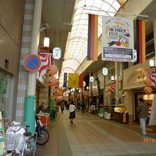 アーケードの通り