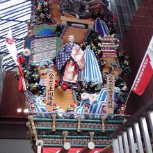 反対側から見た山笠