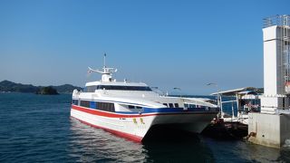 松山−広島航路のターミナル　高浜港と間違えないように