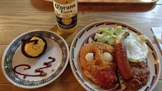 ハロウィーンスペシャルメニューのランチ