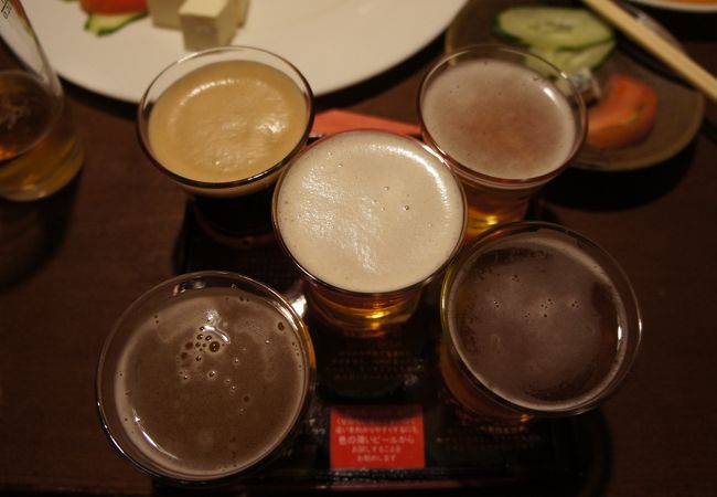 地ビール５種類飲み比べセットいただきました