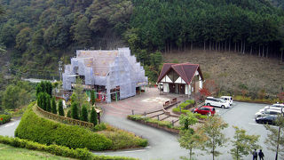 吊り橋がある駅。