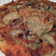 きのこたっぷりチヂミ