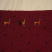 ファブリックのアップ