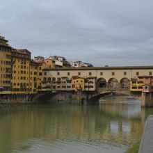 ヴェッキオ橋がかかる川