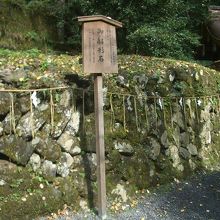 この中に船の形をした石が入っているそうです