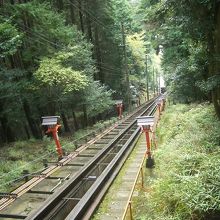 ケーブル　山頂から