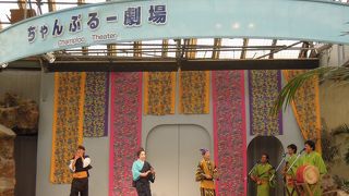 ショーを見ながら